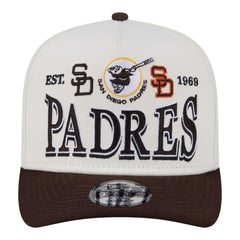 San Diego Padres New Era Throwback Tri-Hit A-Frame 9FIFTY Adjustable Hat Sale