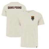 Cleveland Browns '47 Dawg Pound XL Backer Franklin T-Shirt - Cream - 47 brand
