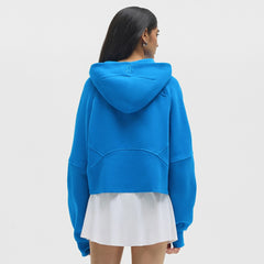 Los Angeles Chargers lululemon Women's Scuba Oversized Half-Zip Hoodie - Beaming Blue - NFL