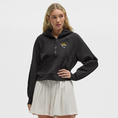 Jacksonville Jaguars lululemon Women's Scuba Oversized Half-Zip Hoodie - Black - NFL