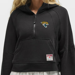 Jacksonville Jaguars lululemon Women's Scuba Oversized Half-Zip Hoodie - Black - NFL