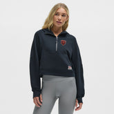 Chicago Bears lululemon Women's Scuba Oversized Half-Zip Hoodie - True Navy - NFL