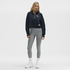 Denver Broncos lululemon Women's Scuba Oversized Half-Zip Hoodie - True Navy - NFL