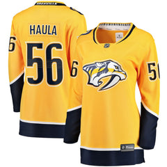 Erik Haula Nashville Predators Fanatics Women's Home Breakaway Player Jersey - Gold | Fanatics Lifestyle
