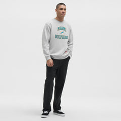 Miami Dolphins lululemon Steady State Sweatshirt - Heathered Silver Drop - NFL
