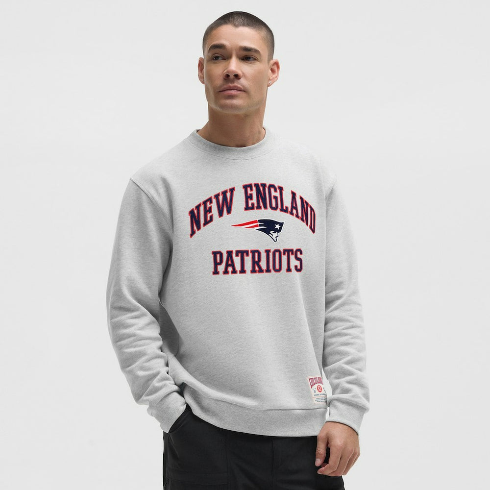 New England Patriots lululemon Steady State Sweatshirt - Heathered Silver Drop - NFL