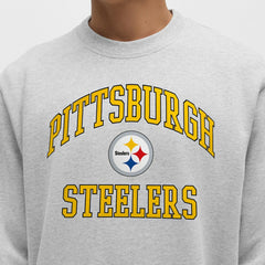 Pittsburgh Steelers lululemon Steady State Sweatshirt - Heathered Silver Drop - NFL