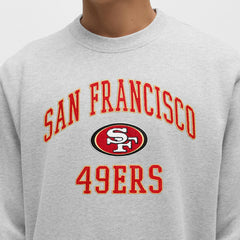 San Francisco 49ers lululemon Steady State Sweatshirt - Heathered Silver Drop - NFL