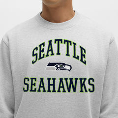 Seattle Seahawks lululemon Steady State Sweatshirt - Heathered Silver Drop - NFL