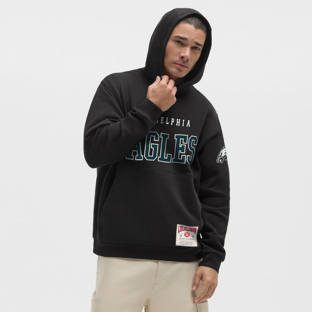 Philadelphia Eagles lululemon Steady State Pullover Hoodie - Black - NFL