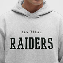 Las Vegas Raiders lululemon Steady State Pullover Hoodie - Heathered Silver Drop - NFL