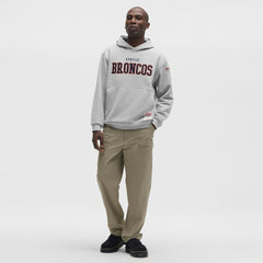 Denver Broncos lululemon Steady State Pullover Hoodie - Heathered Silver Drop - NFL