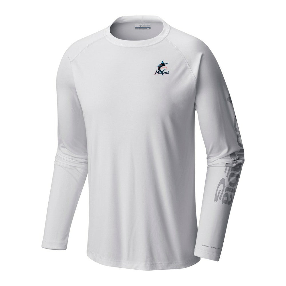 Miami Marlins Columbia Terminal Tackle Long Sleeve Shirt Online