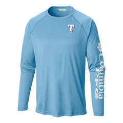 Texas Rangers Columbia Terminal Tackle Long Sleeve Shirt for sale