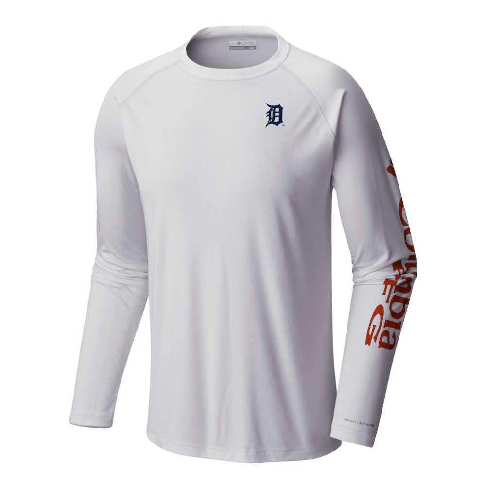 Detroit Tigers Columbia Terminal Tackle Long Sleeve Shirt Outlet