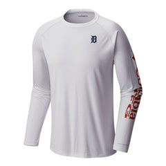 Detroit Tigers Columbia Terminal Tackle Long Sleeve Shirt Outlet