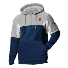 Boston Red Sox Columbia Men's Lodge Fleece Quarter-Zip Hoodie Discount