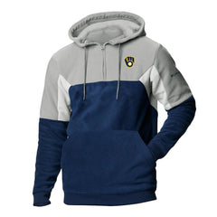 Milwaukee Brewers Columbia Lodge Fleece Quarter-Zip Hoodie Discount
