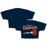 Detroit Tigers Fanatics Women's Skyline Crop T-Shirt Online