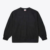 Detroit Red Wings Mitchell & Ness Phantom Fleece Crew Neck Sweatshirt - Black | NHL on sale