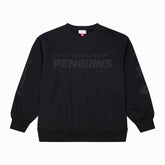 Pittsburgh Penguins Mitchell & Ness Phantom Fleece Crew Neck Sweatshirt - Black | NHL Clearance