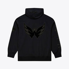 Washington Capitals Mitchell & Ness Phantom Fleece Hoodie - Black | NHL Lifestyle