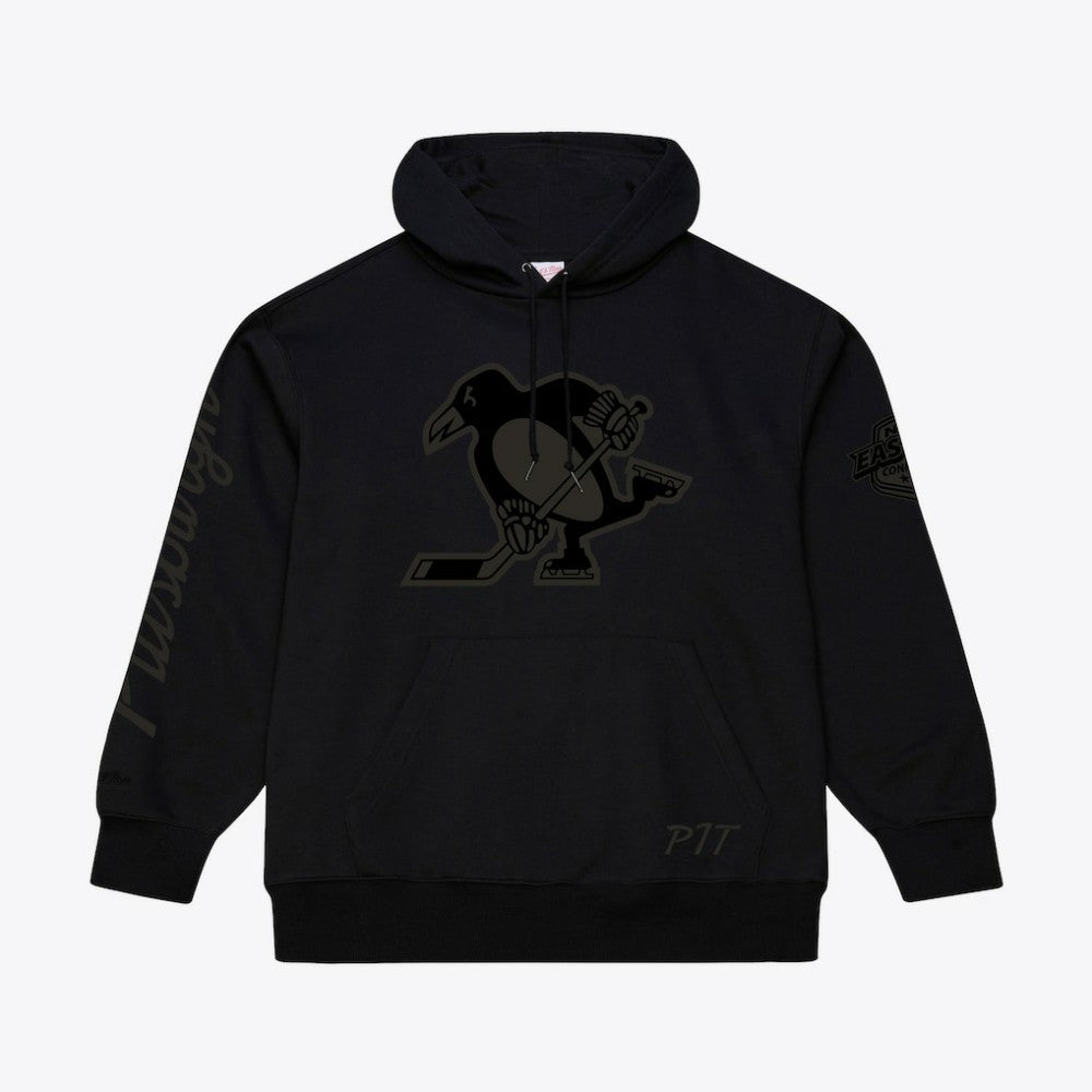 Pittsburgh Penguins Mitchell & Ness Phantom Fleece Hoodie - Black | NHL Lifestyle