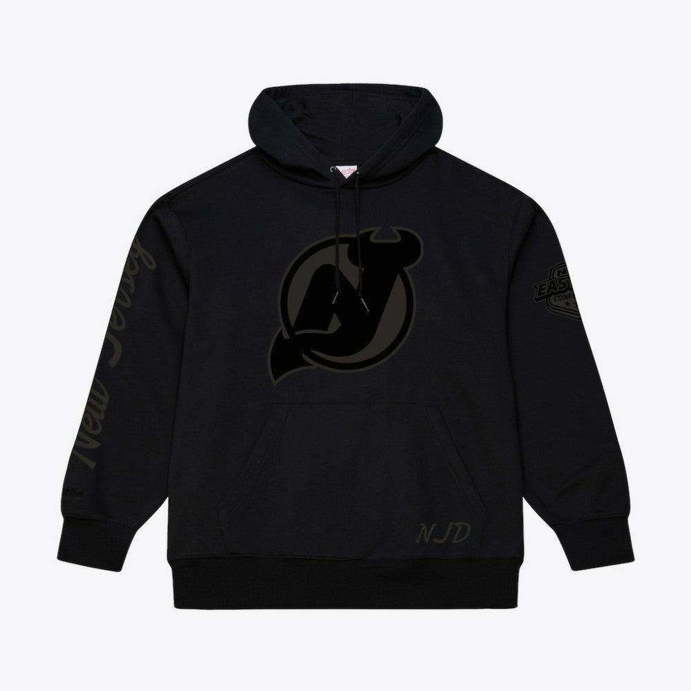New Jersey Devils Mitchell & Ness Phantom Fleece Hoodie - Black | NHL sale