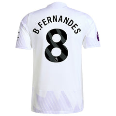 Adidas - Bruno Fernandes Manchester United 2025/26 Away Player Jersey - White