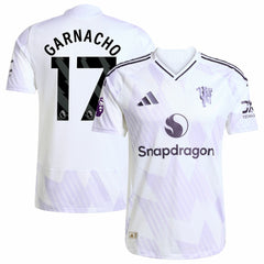 Adidas - Alejandro Garnacho Manchester United 2025/26 Away Player Jersey - White
