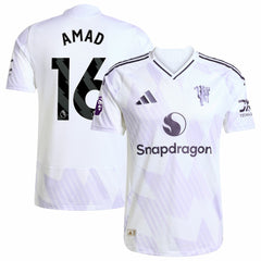 Adidas - Amad Diallo Manchester United 2025/26 Away Player Jersey - White