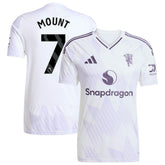Adidas - Mason Mount Manchester United 2025/26 Away Replica Player Jersey - White