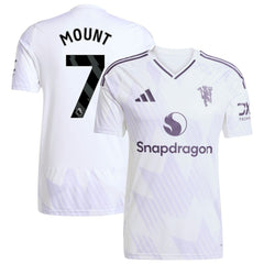 Adidas - Mason Mount Manchester United 2025/26 Away Replica Player Jersey - White