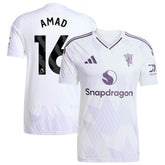 Adidas - Amad Diallo Manchester United 2025/26 Away Replica Player Jersey - White