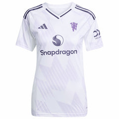 Adidas - Bruno Fernandes Manchester United Women's 2025/26 Away Replica Player Jersey - White