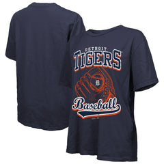 Detroit Tigers Majestic Threads Women's Oversized First Base T-Shirt Discount