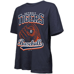 Detroit Tigers Majestic Threads Women's Oversized First Base T-Shirt Discount