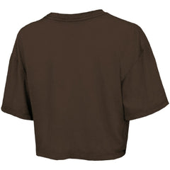 San Diego Padres Majestic Threads Women's Boxy Crop T-Shirt Outlet