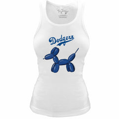 Los Angeles Dodgers Tiny Turnip Women's Fitted Balloon Dog Tri-Blend Tank Top Near Me