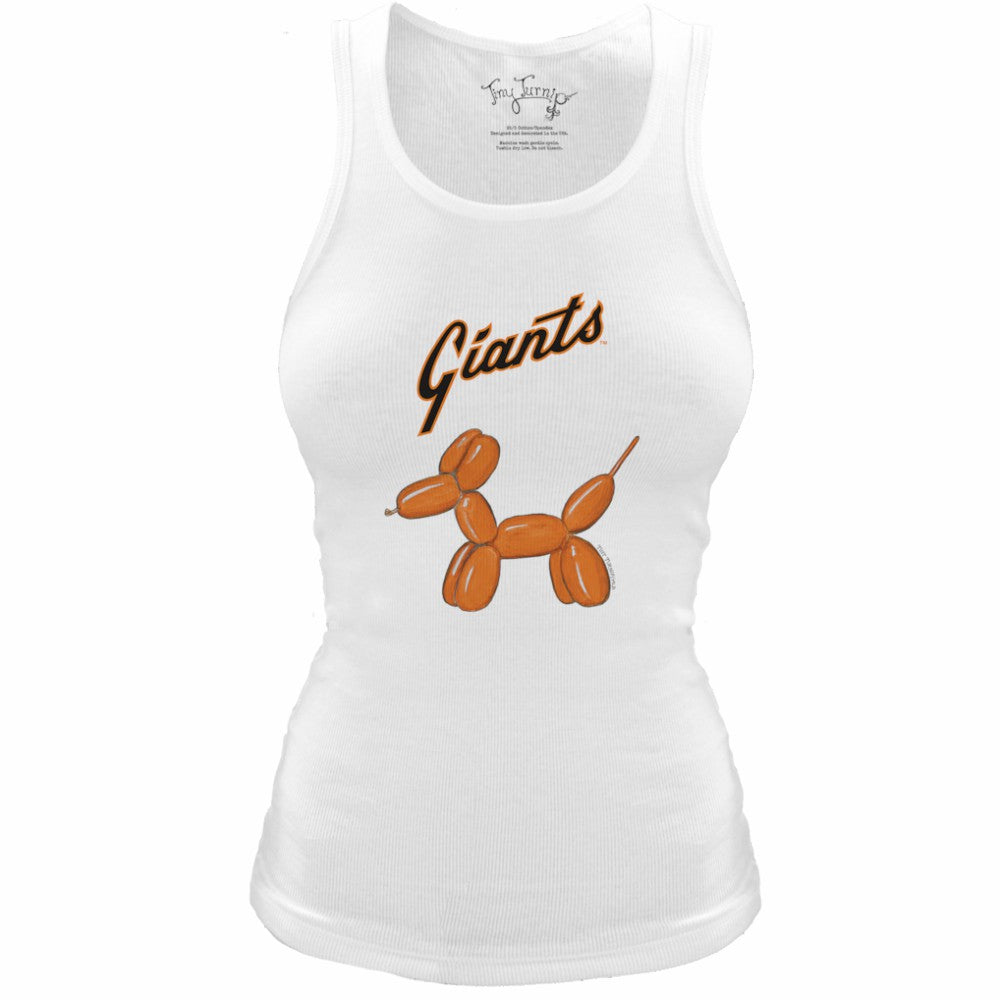 San Francisco Giants Tiny Turnip Women's Fitted Balloon Dog Tri-Blend Tank Top Discount