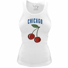 Chicago Cubs Tiny Turnip Women's Fitted Cherries Tri-Blend Tank Top Near Me