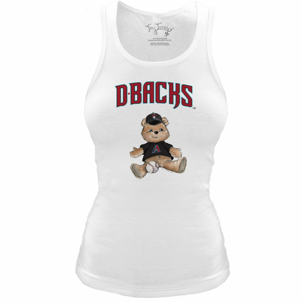Arizona Diamondbacks Tiny Turnip Women's Fitted Teddy Bear Tri-Blend Tank Top for sale