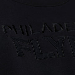 Philadelphia Flyers Mitchell & Ness Unisex Phantom Fleece Crew Neck Sweatshirt - Black | NHL Clearance