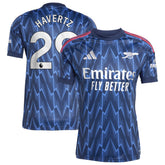 Adidas - Kai Havertz Arsenal 2025/26 Away Replica Player Jersey - Blue