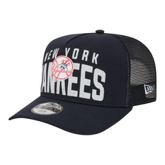 New York Yankees New Era Youth Logo Fade A-Frame 9FIFTY Snapback Hat for sale