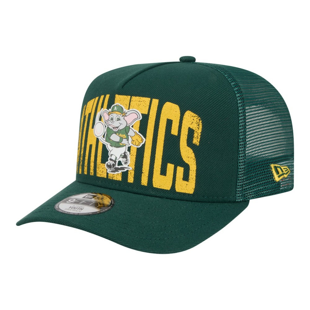 Athletics New Era Youth Logo Fade A-Frame 9FIFTY Snapback Hat Sale
