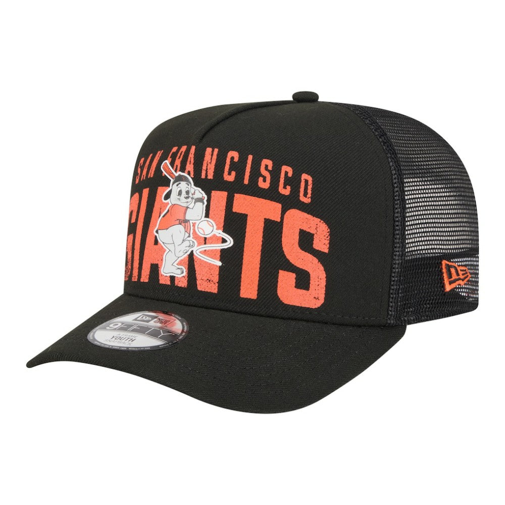 San Francisco Giants New Era Youth Logo Fade A-Frame 9FIFTY Snapback Hat Near Me