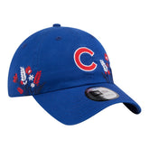 Chicago Cubs New Era Women's Wildflower Casual Classic Adjustable Hat Outlet