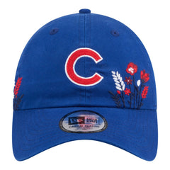 Chicago Cubs New Era Women's Wildflower Casual Classic Adjustable Hat Outlet