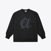 Atlanta Braves Mitchell & Ness Phantom Fleece Crewneck Sweatshirt Outlet